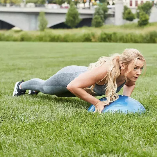 Bosu Sport Balance Trainer Μπάλα Ισορροπίας Μαύρη με Διάμετρο 50cm