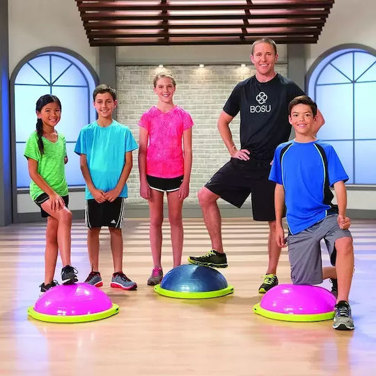 Bosu Sport Balance Trainer Μπάλα Ισορροπίας Μαύρη με Διάμετρο 50cm