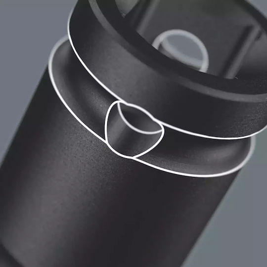 Wera Căpăcei Hexagonali cu Patrat de Prindere 1/2" Set 11buc