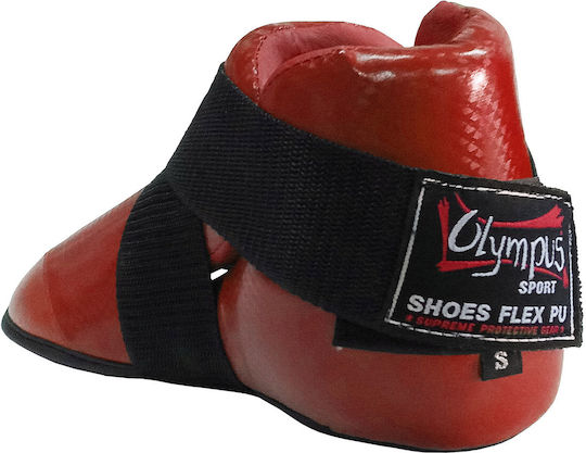 Olympus Sport Semi Contact Instep Protectors Adults Red