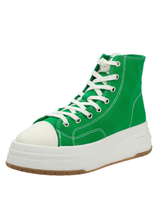 Tamaris Flatforms Boots Green