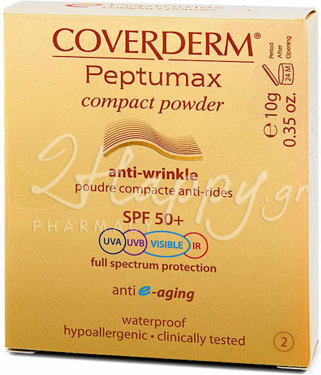 Coverderm Peptumax Compact Powder Anti-Wrinkle Powder 02 SPF50 10gr