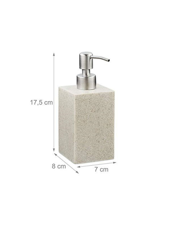 Relaxdays Dispenser Kitchen Ceramic Beige 300ml