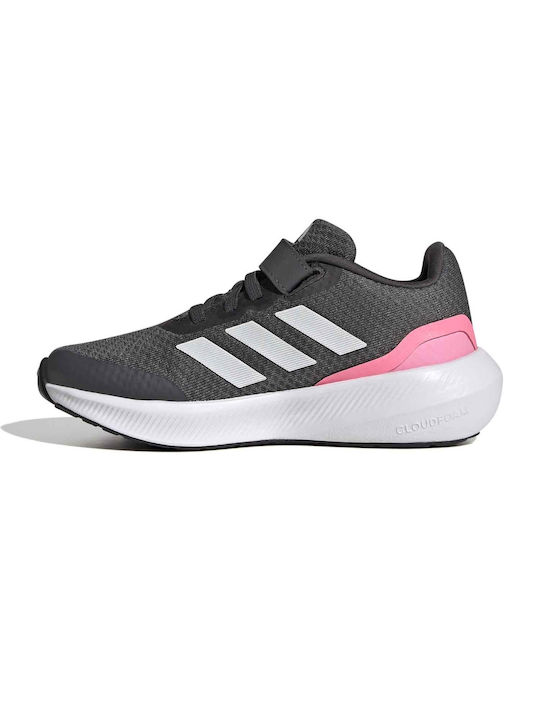 Adidas Αθλητικά Παιδικά Παπούτσια Running Runfalcon 3.0 El K Gray Six / Crystal White / Beam Pink