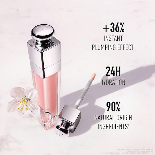 Dior Addict Lip Maximizer Lip Gloss 001 Pink Lip Plumping 6ml