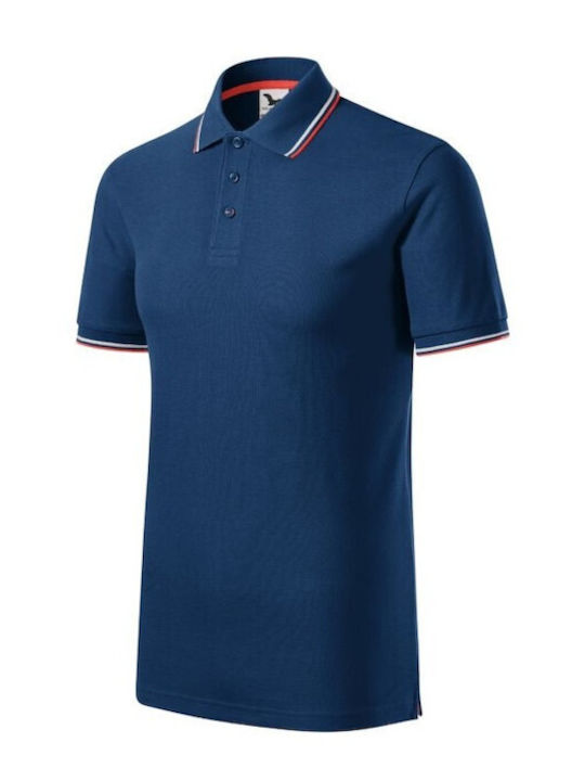 Malfini Men's T-shirt Polo Blue