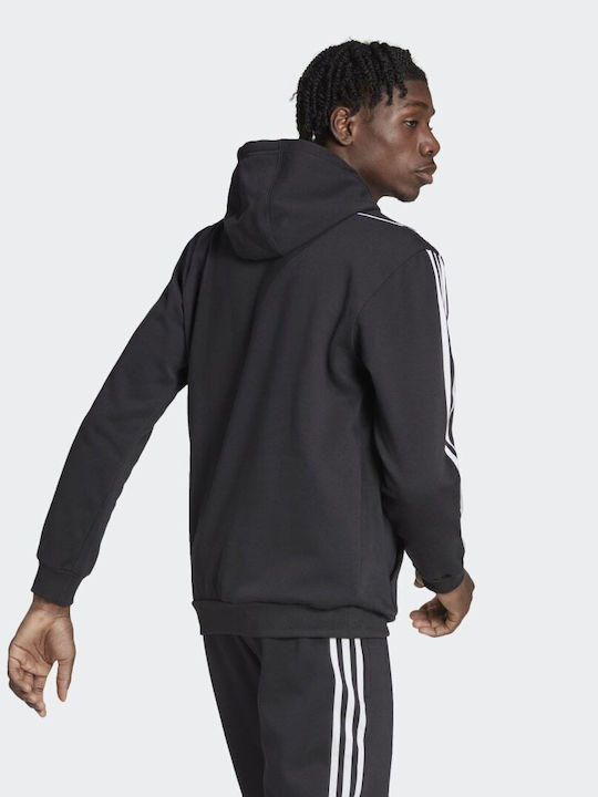 Adidas Tiro 23 League Men's Sweatshirt with Hood and Pockets Black