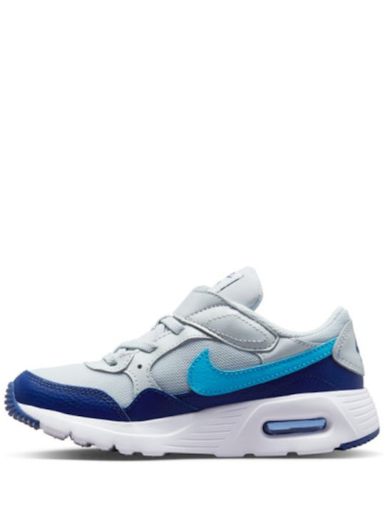 Air Max SC Kids Sneakers with Scratch Royal Blue / White / Grey