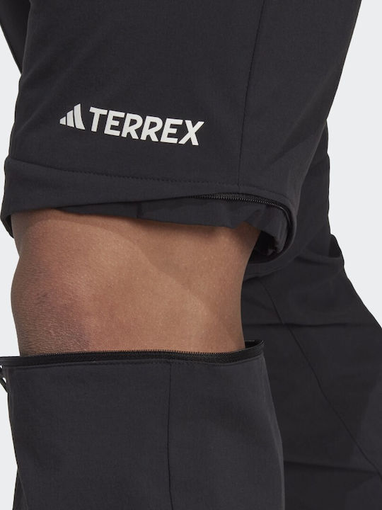 adidas Terrex Utilitas Ανδρικό Μακρύ Παντελόνι Πεζοπορίας Μαύρο