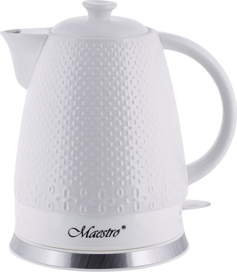 Maestro Βραστήρας 1.2lt 1200W Λευκός