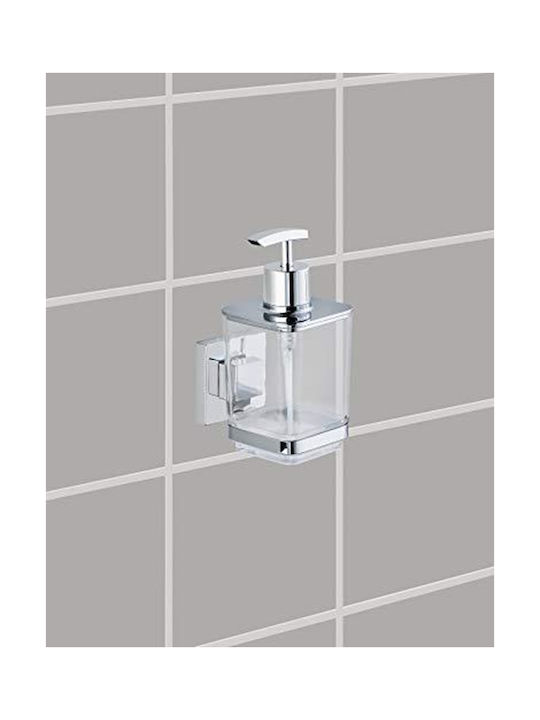 Wenko Quadro Επιτοίχιο Dispenser από Ανοξείδωτο Ατσάλι Ασημί