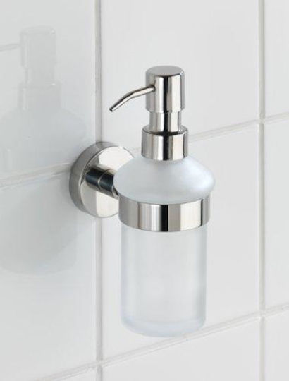 Wenko Bosio Spender aus Edelstahl Silber 200ml