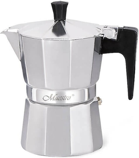 Maestro MR-1666 Μπρίκι Espresso 3cups Ασημί