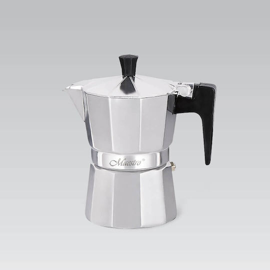 Maestro MR-1666 Μπρίκι Espresso 3cups Ασημί