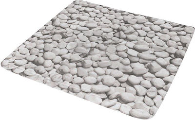 Kleine Wolke Stepstone Shower Mat with Suction Cups Gray 55x55cm
