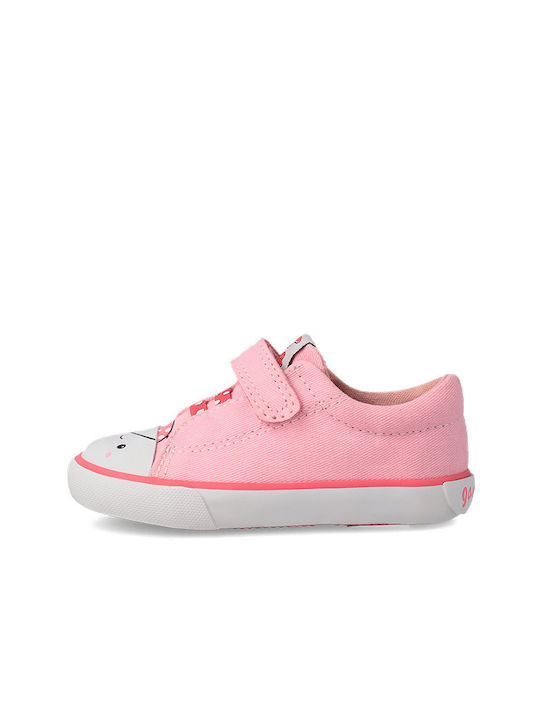 Garvalin Kids Sneakers with Scratch Pink