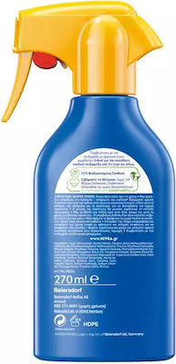 Nivea Αδιάβροχο Παιδικό Αντηλιακό Spray Sun Kids Protect & Care για Πρόσωπο & Σώμα SPF50+ 270ml