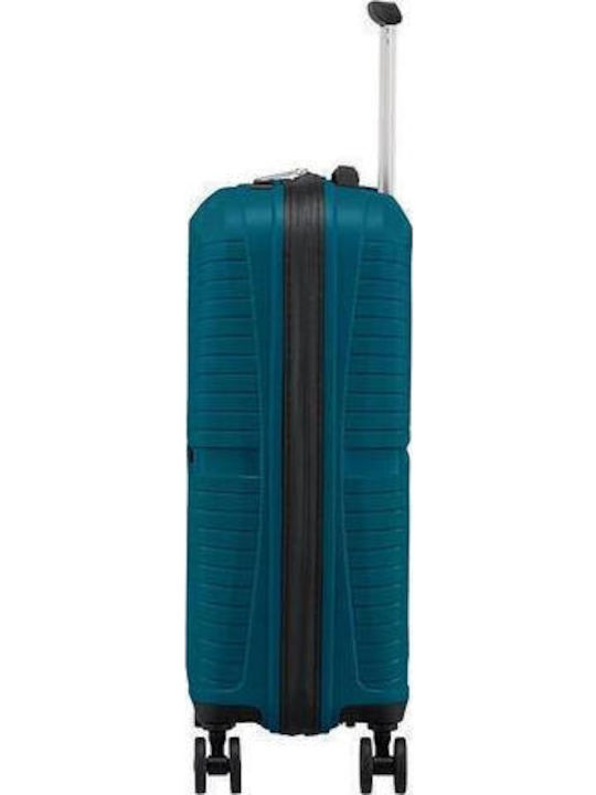 American Tourister Airconic Cabin Hard Suitcase Blue with 4 Wheels Height 55cm