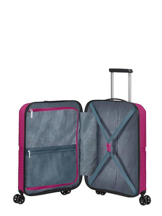American Tourister Airconic Cabin Hard Suitcase Fuchsia with 4 Wheels Height 55cm