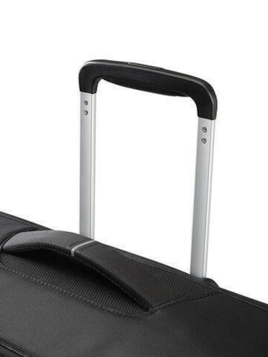American Tourister Crosstrack Μεγάλη Βαλίτσα Ταξιδίου Υφασμάτινη Μαύρη με 4 Ρόδες Ύψους 79εκ.
