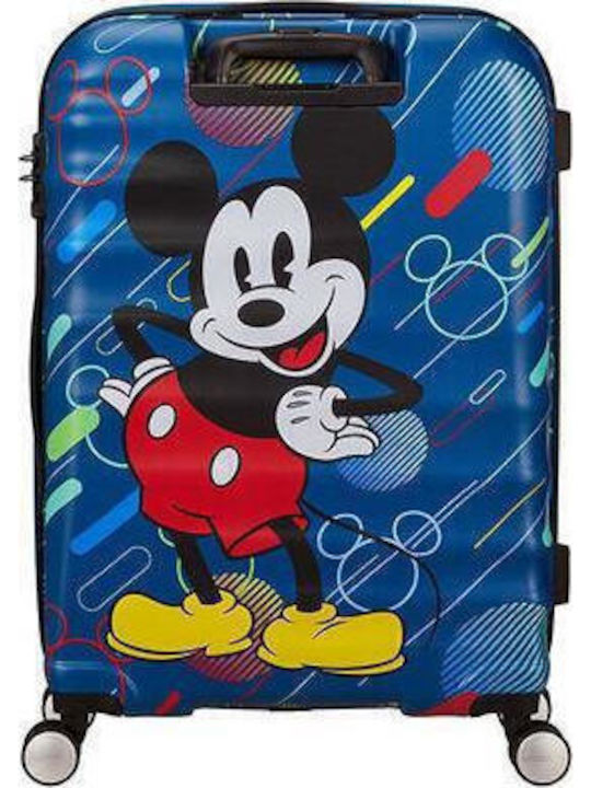 American Tourister Mickey Future Pop Παιδική Μεσαία Βαλίτσα Ταξιδίου Σκληρή Πολύχρωμη με 4 Ρόδες Ύψους 67εκ.
