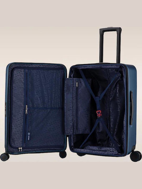 Verage Freeland Große Hartschale Blaue Reisekoffer Mit 4 Rädern Höhe 79cm