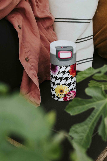 Kambukka Etna Μπουκάλι Θερμός Ανοξείδωτο BPA Free 300ml Floral Patchwork με Επιστόμιο