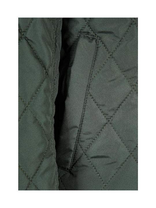 Kids Quilted Jacket short Khaki