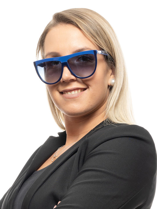 Emilio Pucci Ochelari de soare Albastru cu Cadru & Albastru Lentilă