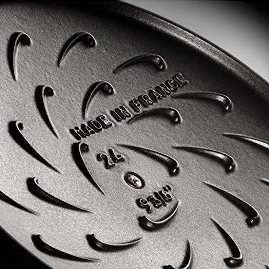 Staub Chistera Deep Cast Iron Pot from Cast Iron 2.4L / 24cm Dark Blue
