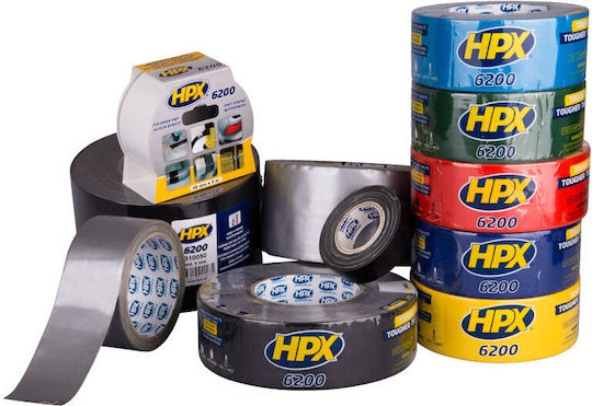 HPX 6200 Blue Αυτοκόλλητη Υφασμάτινη Ταινία Μπλε 25mx48mm