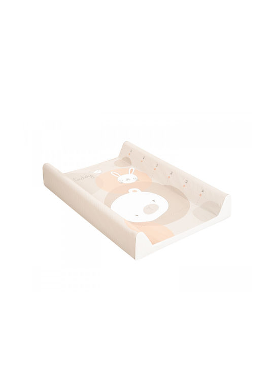 Kikka Boo Soft Changing Pad with Cover My Teddy of Plastic Beige for Bed 50x80cm