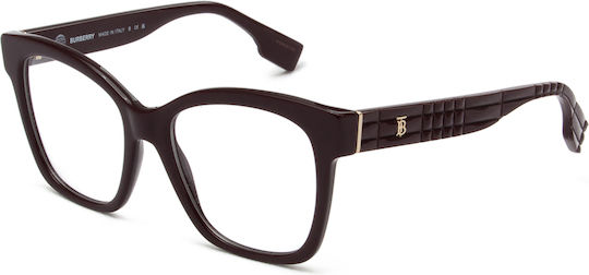 Burberry Sylvie Plastic Eyeglass Frame Butterfly Black BE2363 3979