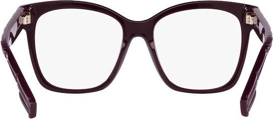 Burberry Sylvie Plastic Eyeglass Frame Butterfly Black BE2363 3979
