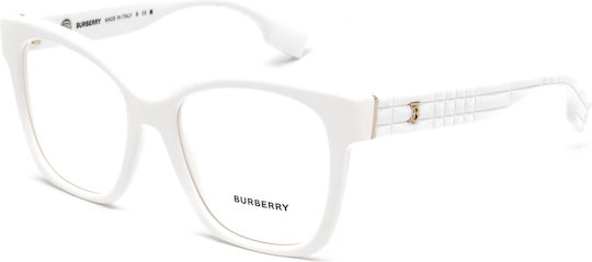 Burberry Sylvie Plastic Eyeglass Frame Butterfly White BU2363 3007