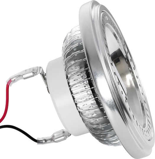 GloboStar Darko LED Bulb 14W 90mm for Socket GU10 and Shape AR111 Natural White 1638lm Dimmable