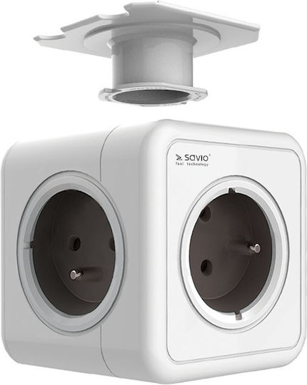 Savio PowerCube 5 Θέσεων με Καλώδιο 3m