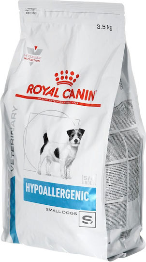 Royal Canin Veterinary HYpoallergenic Small Dog 3.5kg Dry Food for Adult Small Breed Dogs with Poultry and Rice