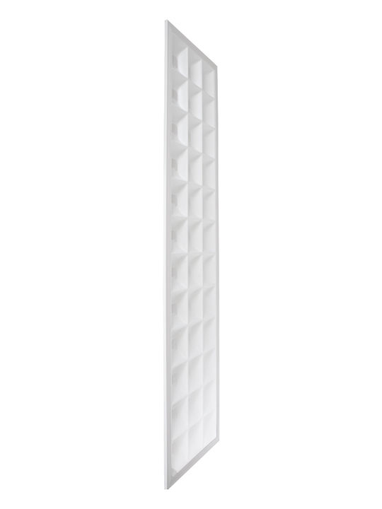 GloboStar Zeus Παραλληλόγραμμο Χωνευτό LED Panel 48W με Ψυχρό Λευκό Φως 6000K 120x30εκ.