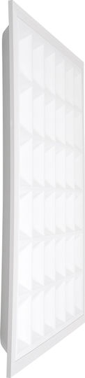 GloboStar Zeus Τετράγωνο Χωνευτό LED Panel 48W με Θερμό Λευκό Φως 2700K 60x60εκ.