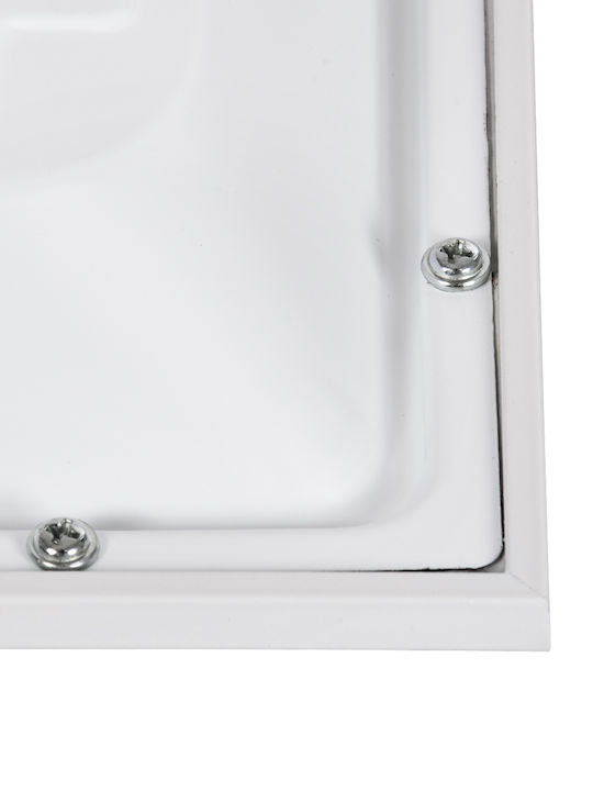 GloboStar Zeus Τετράγωνο Χωνευτό LED Panel 48W με Φυσικό Λευκό Φως 4500K 60x60εκ.