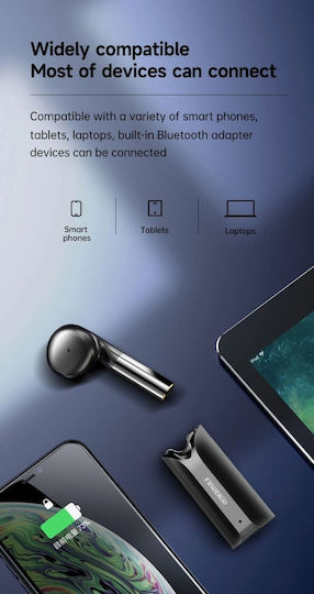 Fineblue F5 Pro Earbud Bluetooth Handsfree Earphone with Charging Case White