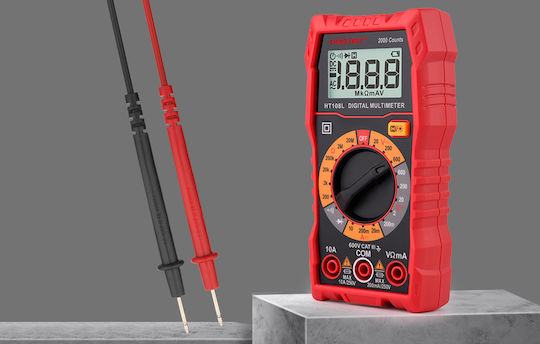 Habotest Digital Multimeter with AC / DC / Resistance Measurement HT108L