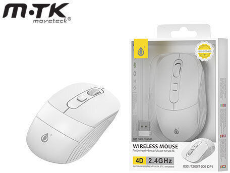 Moveteck NG6046 Wireless Mouse White