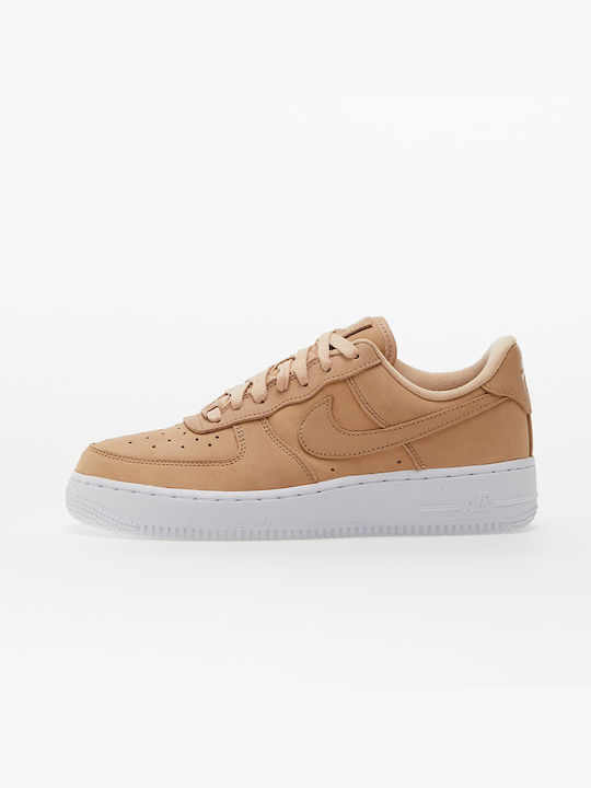 Nike Air Force 1 Premium Γυναικεία Sneakers Vachetta Tan / White