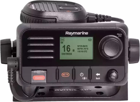 Raymarine Ray53 Безжичен Трансивър VHF Marine 25W с Монохромен Екран В Черен Цвят