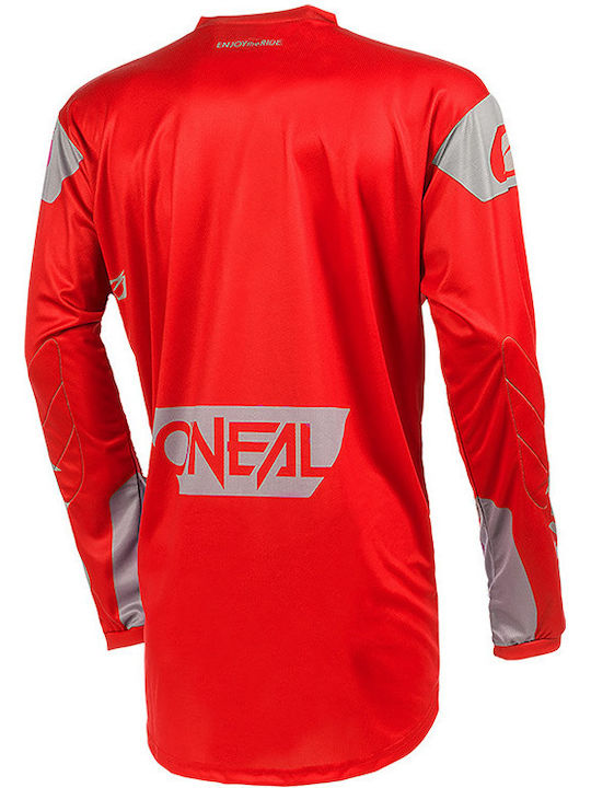 O'neal Matrix Pentru bărbați Tricou Motocross Mânecă lungă Red/Grey