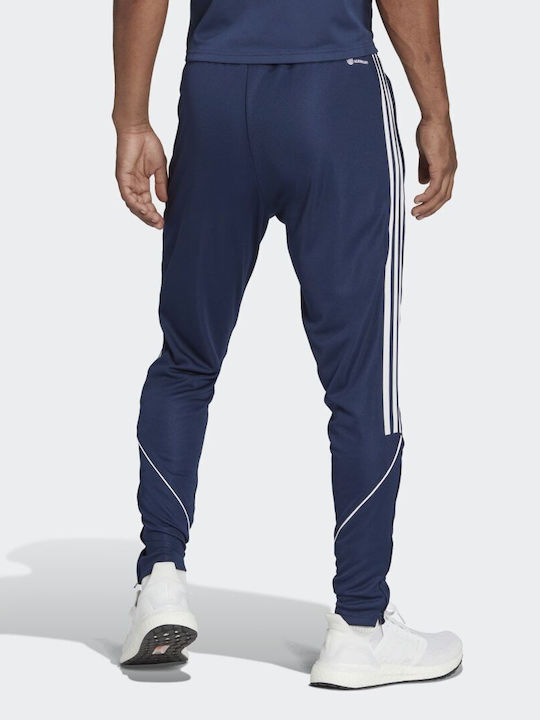 Adidas Παντελόνι Φόρμας με Λάστιχο Navy Μπλε