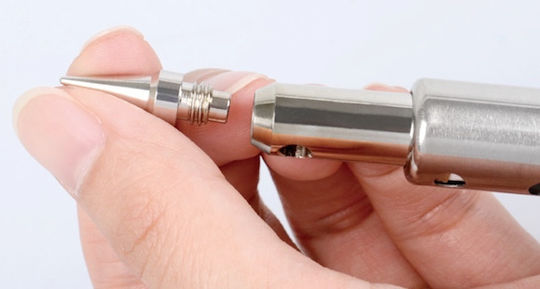 King Tony 6BC3007 Soldering Iron Gas with Temperature Setting With case and with With 4 tips, sponge & protective cap