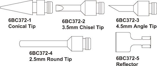 King Tony 6BC3007 Soldering Iron Gas with Temperature Setting With case and with With 4 tips, sponge & protective cap